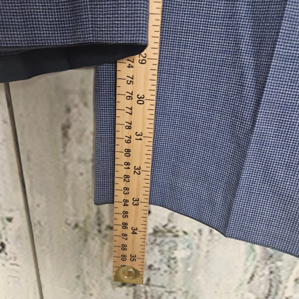 NWT Hugo Boss Pants Men's 40x33 Blue 100% Virgin Wool Office Business $198 - Picture 5 of 7